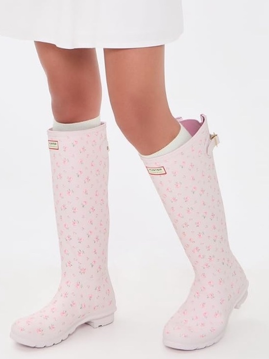 Hunter Shoes - 👢💓 Hunter x LoveShackFancy Play Tall Rain Boot Blue 👢💓